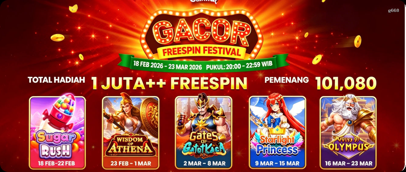 Login g668 Sekarang Bonus Melimpah